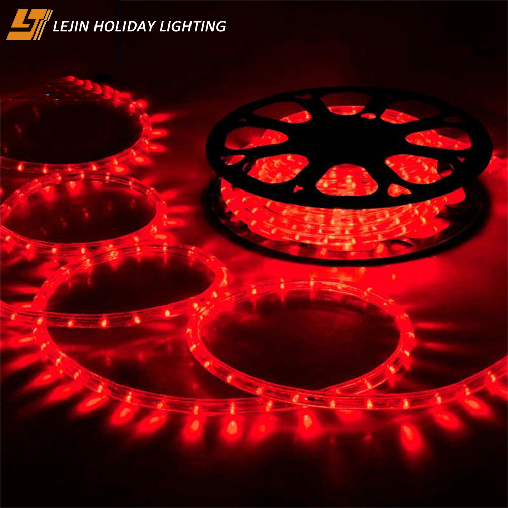 Открытый украшения светодиодные веревки свет Xmas 230 V/110 V/24 V праздничное освещение