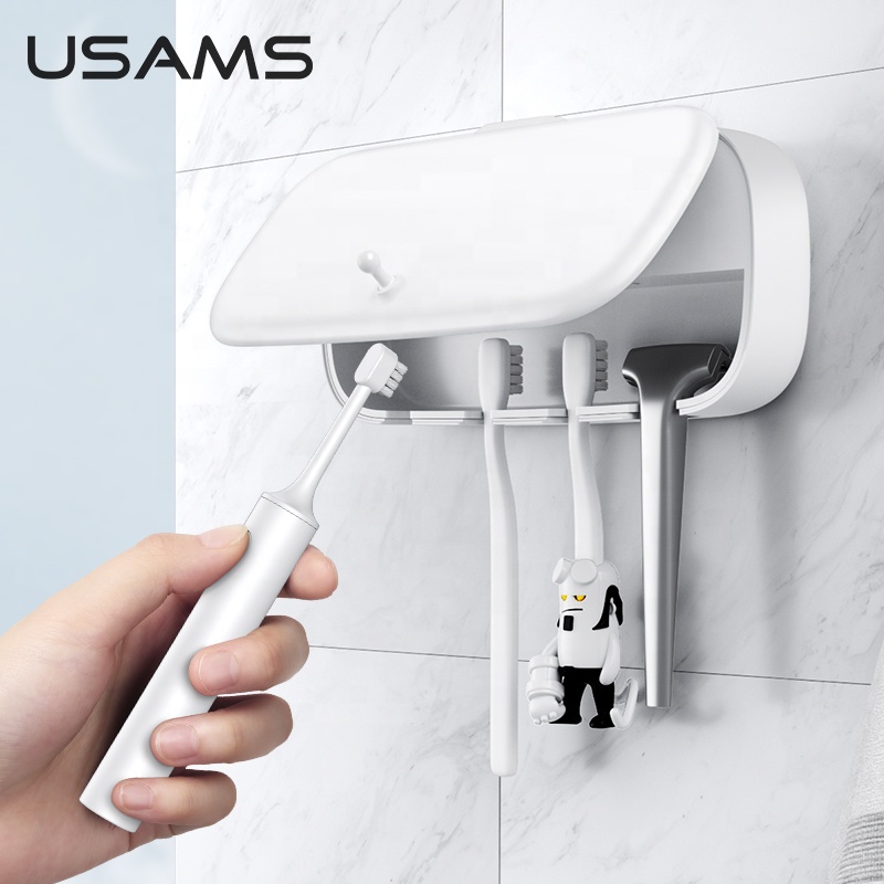 USAMS оптовая продажа UVC коробка для зубных щеток Автоматический УФ-свет стерилизатор Стерилизатор зубных щеток