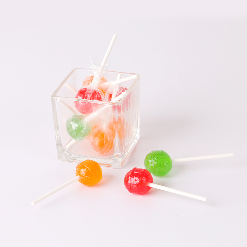 Мяч конфет сладкий леденец и конфеты Bonbon леденца круглый леденцы формы жесткий фрукты поп леденец на палочке