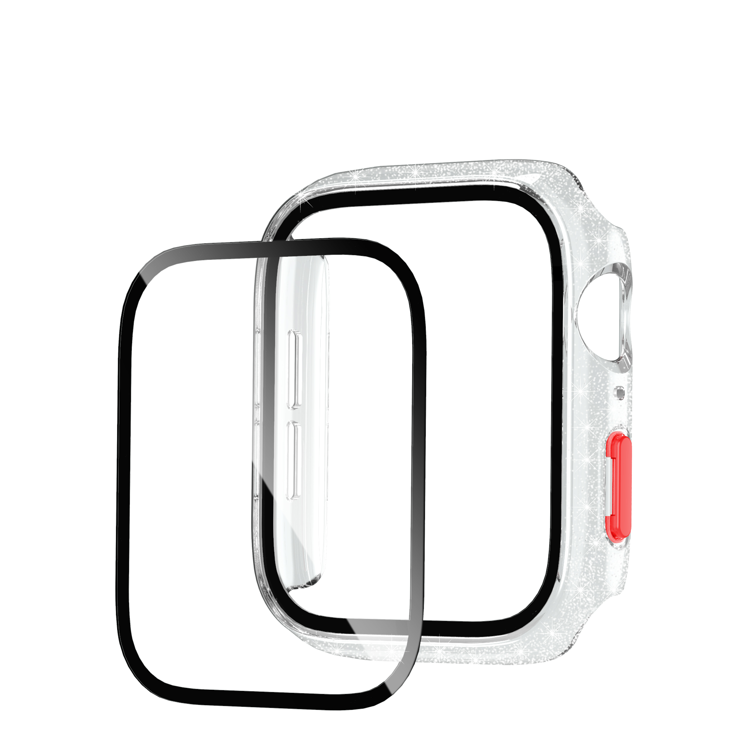 Для iWatch Series SE 6 5 4 3 2 1 без пряжки застежки твердый металлический защитный чехол из нержавеющей стали со сменным ремешком Classic C