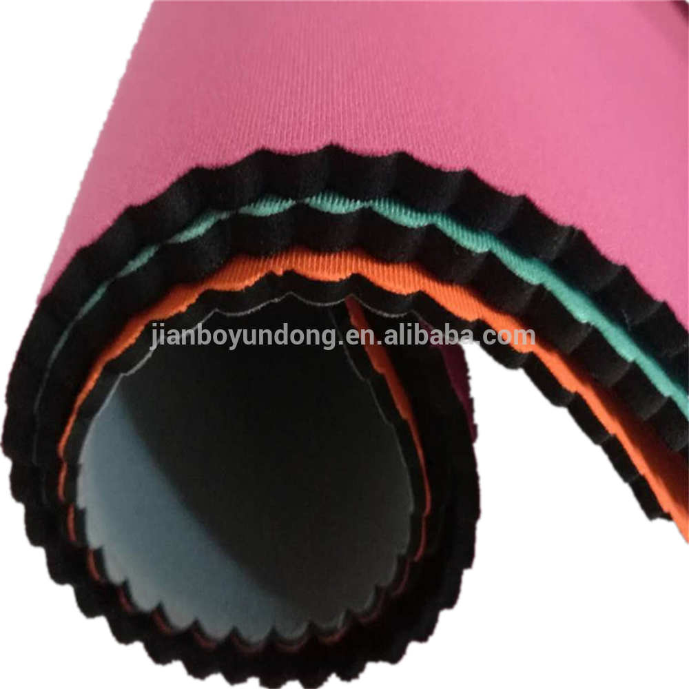 Jianbo polyester neoprene fabric sublimation neoprene jersey fabric for handbag