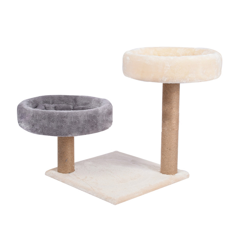 Wholesale 2021 Hot Sale Fun cat paradise Wood Cat Tree Scratcher House Bed Furniture Kittens Activity Tower