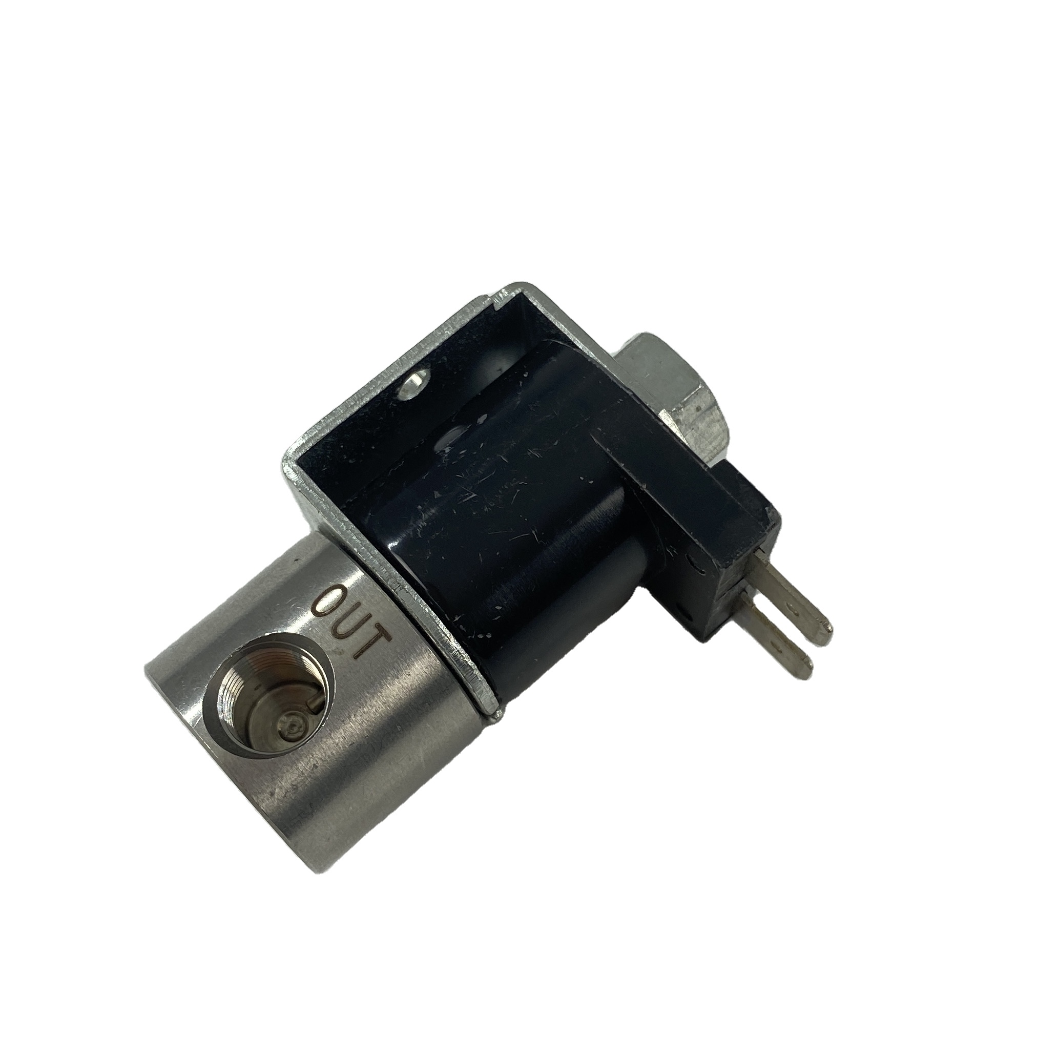 24v Stainless Steel miniature solenoid valve 150 psi direct acting