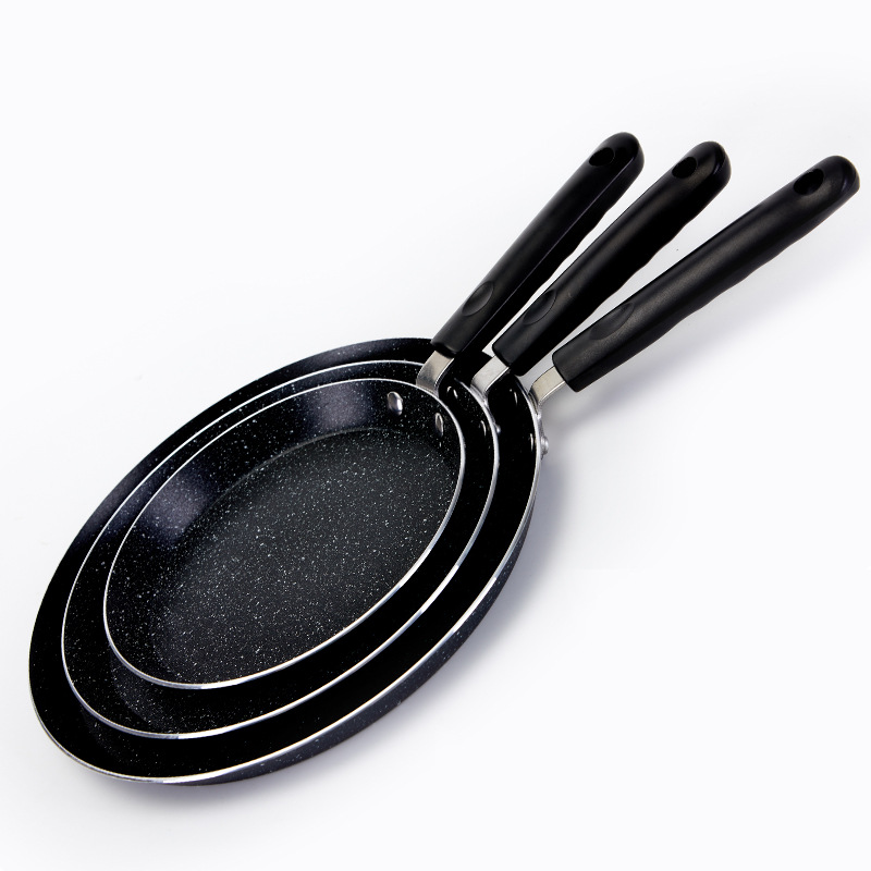 Hot Sale Cheaper High Quality Aluminum Forged Fry Pan Cooking Pot Marble Coating Non Stick Frying Pan With High Temperature Hand