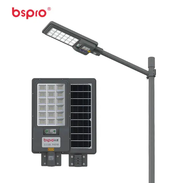 Bspro Commercial Project High Luminaire IP65 CE Lighting and Circuitry Design outdoor Power Led Solar Street Light