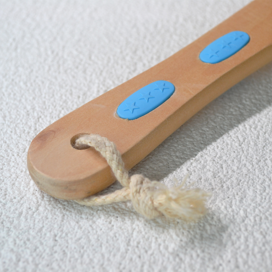 Customize Dry Body Boar Bristle Long Handle Bath Brush Organic Bamboo Wood Double Sided Massage Bath Brush