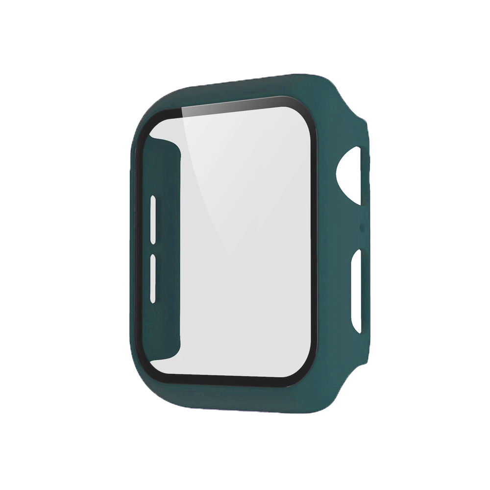 Защитный чехол из поликарбоната и стекла для Apple Watch Series SE/6/5/4/3/2/1, защитный чехол общего назначения для iWatch 38 мм