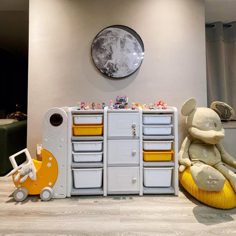 kids home furniture baby toys books and goods storage combination cabinet set