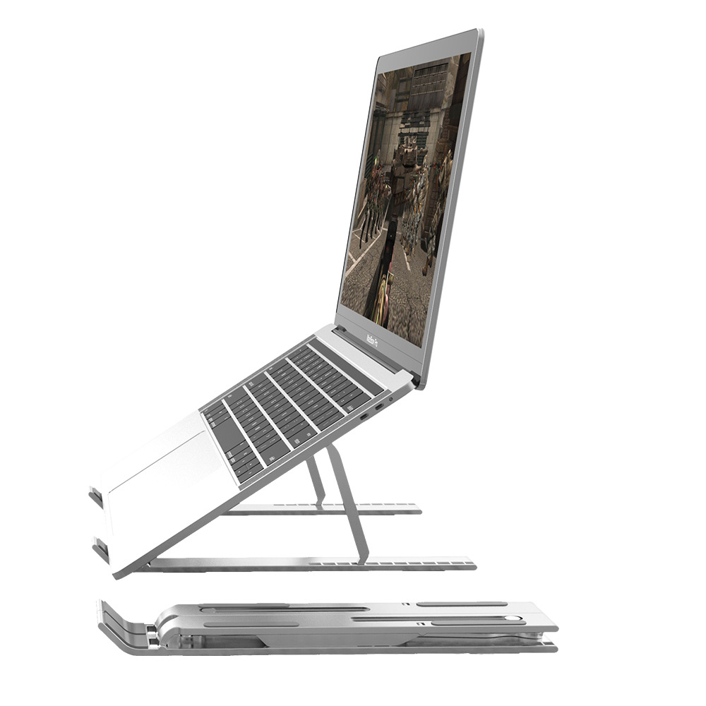 2021 Ergonomic Foldable Laptop Stand Aluminum N3 Folding Laptop Stand Aluminium Portable