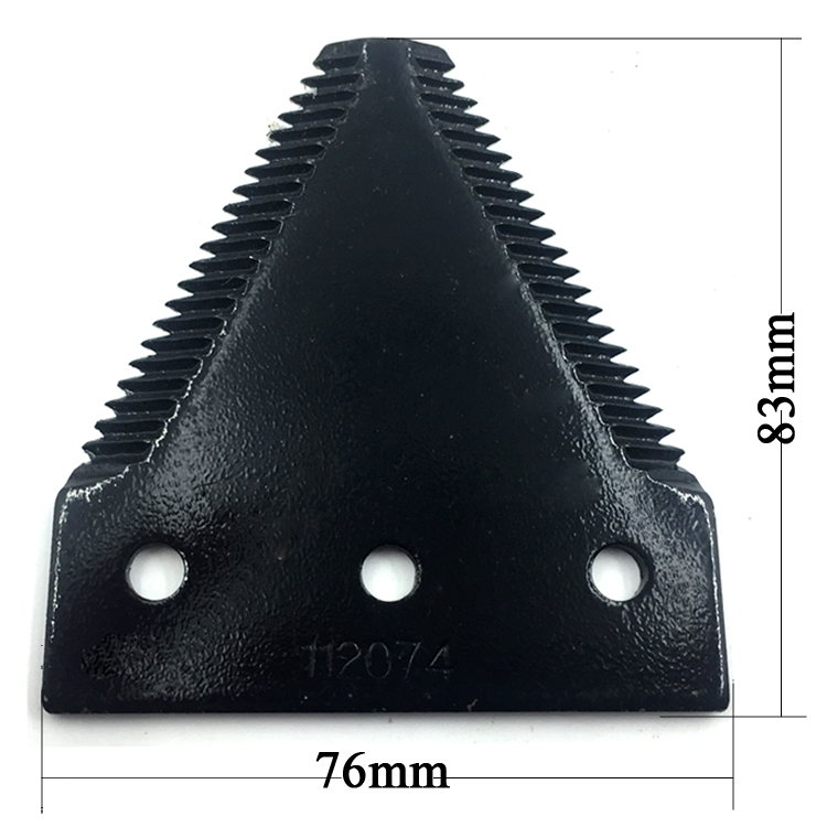 Agricultural machinery parts high quality spare parts cutting blade for Kubota combine harvester