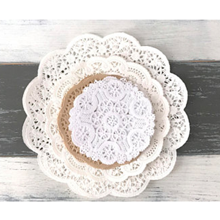 China Manufacturer High Quality White Vintage Style Round Paper Doily
