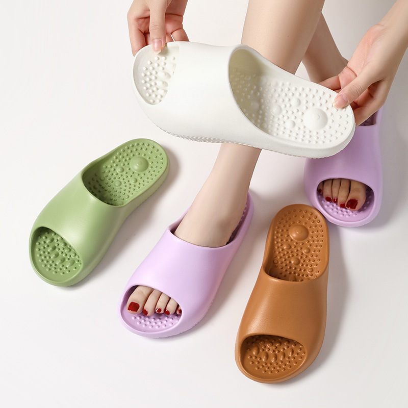 High quality customized massage slipper shoes for men and women comfortable open toe fashion slippers anti slippery