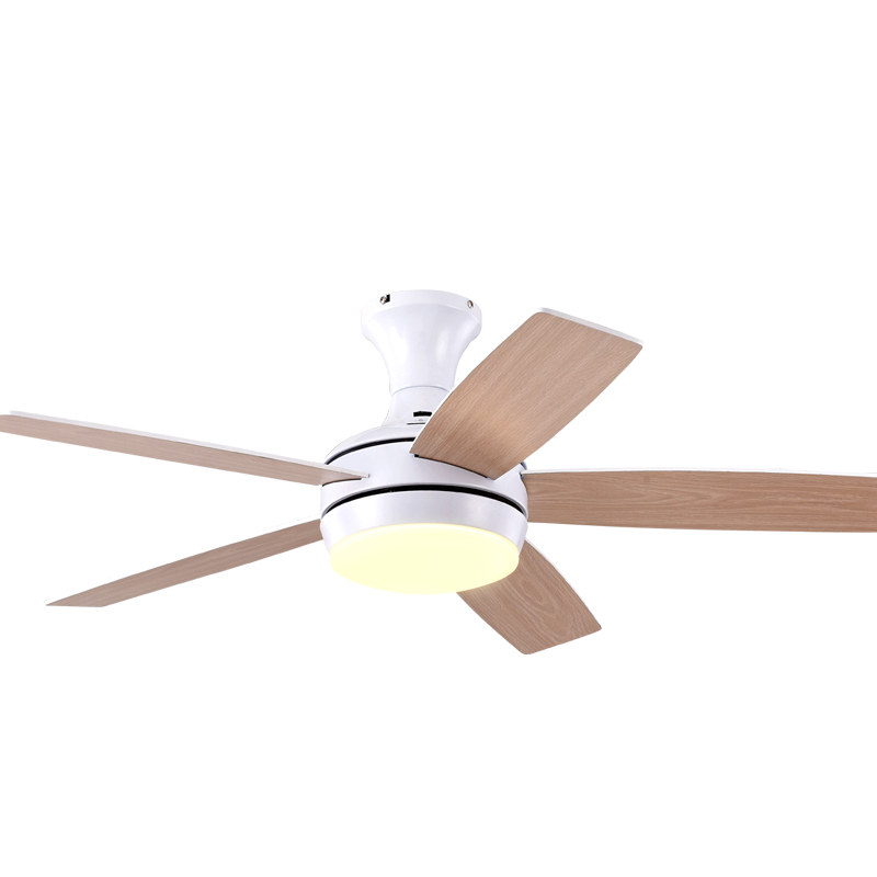 52" ceiling decorative fan 5 plywood blades commercial dc ceiling fan with light