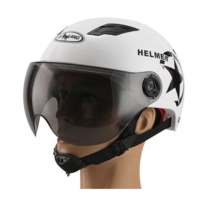 Cool Fashion Safety Helmet Breathable Flash Riding Helmets Electric Scooter Electric Bottle Motorcycles Bicycle Safety Helmet