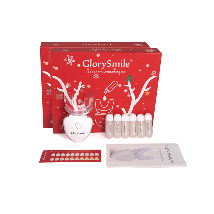 Private Logo 4.2ml Teeth Whitening Gel Pods Timer Teeth Whitehing Kit With Led Light