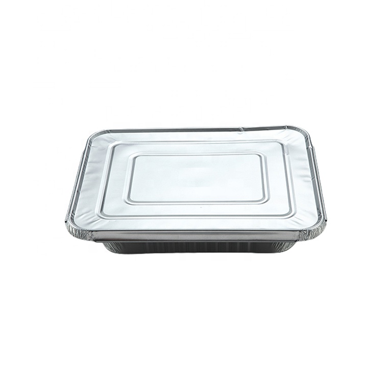 Pans Aluminum Packaging Small Size Rectangle Foil Container Restaurant Foil Container