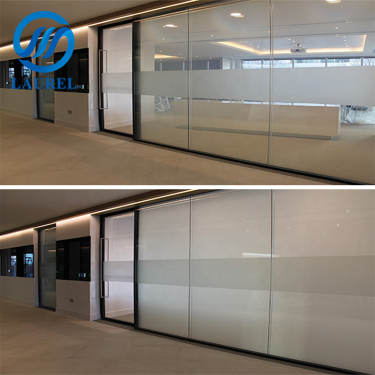 High Transparent smart energy glass for partition wall