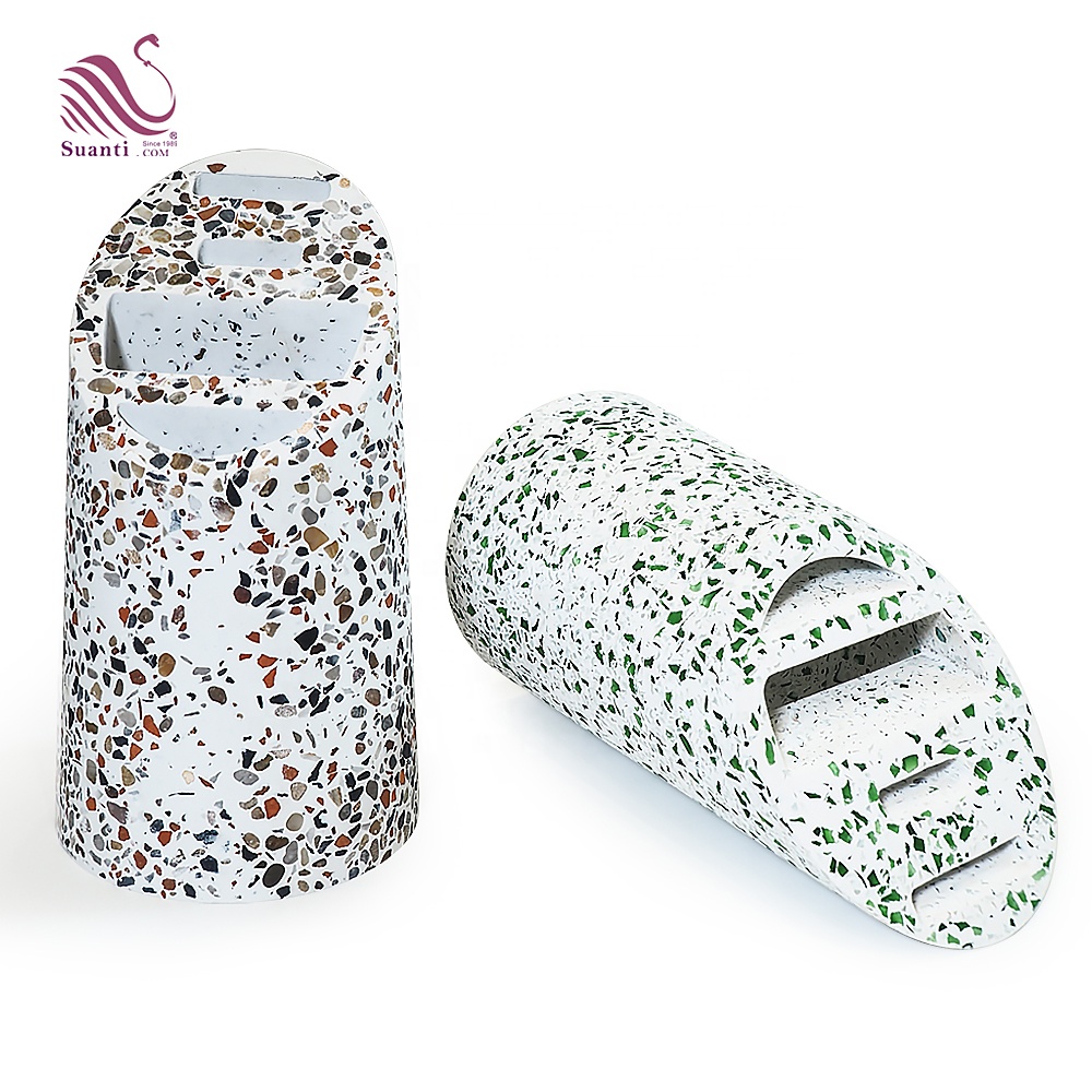 Suanti белый terrazzo каучуковая посуда, нож, ложка, столовые приборы, органайзер, кухонные держатели для хранения