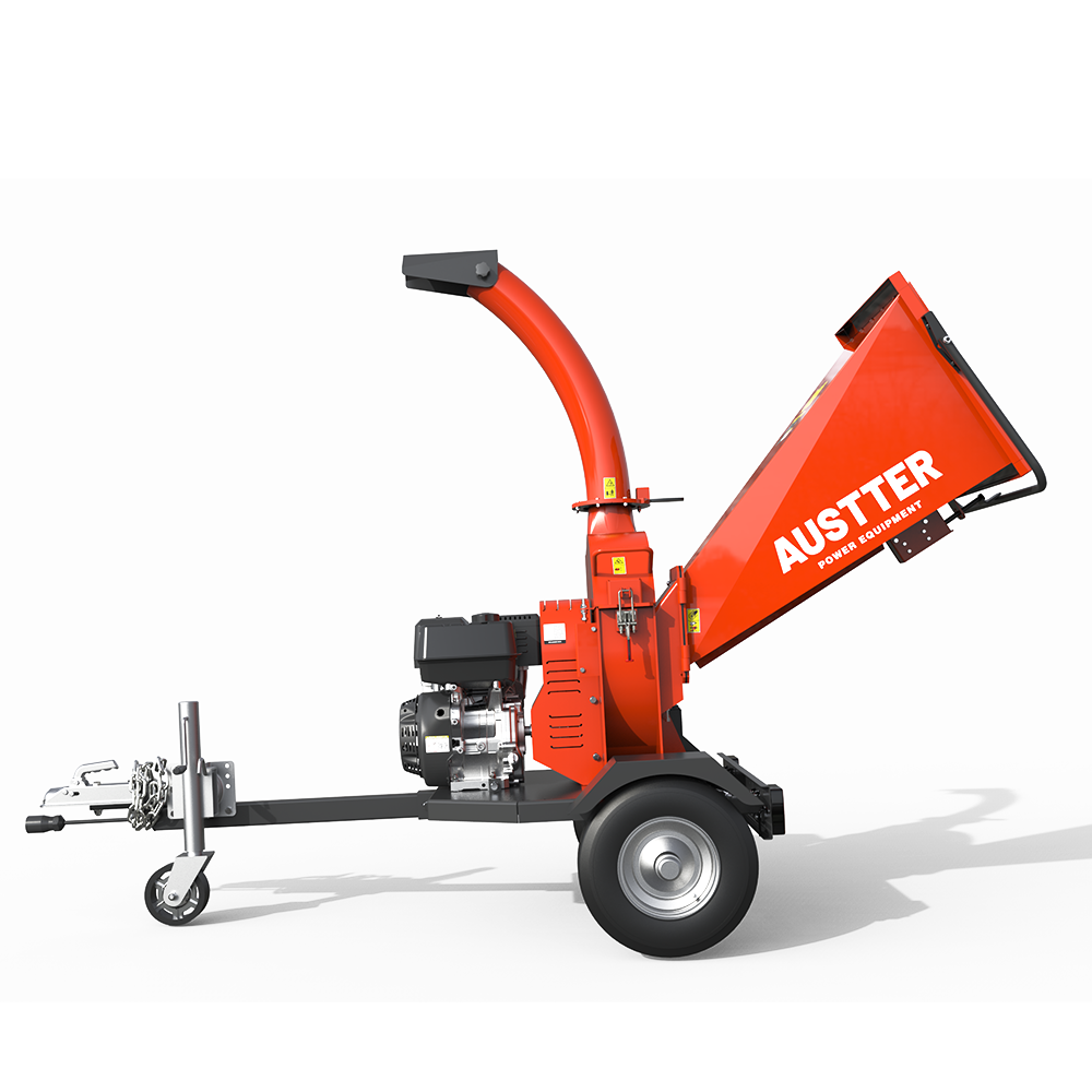 Топ Austter 420cc 15HP DGS1500 бензиновый диск с дровяной веткой измельчитель для садового парка Ландшафтная зеленая посадка