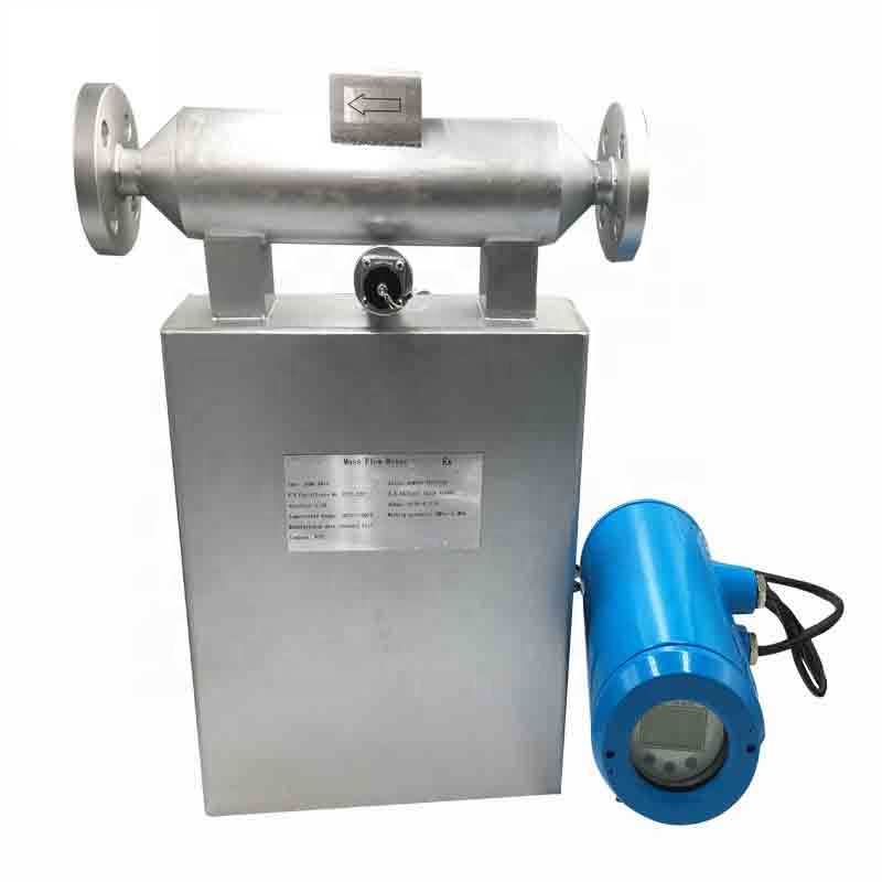 Coriolis mass milk flow meter