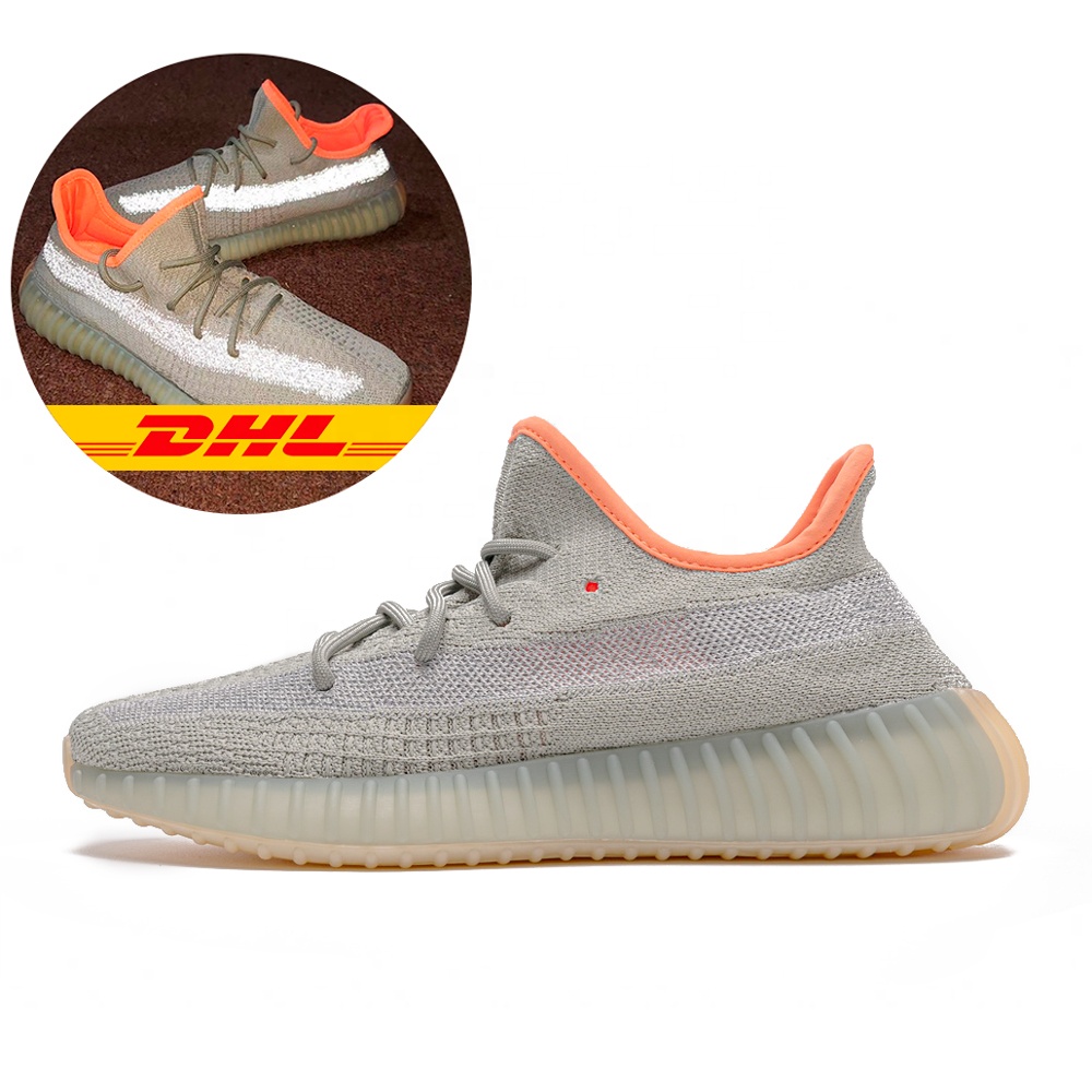 Оптом и продажи, оригинальные сечением для кроссовок Yeezy 350 V2 для бега; Спортивная обувь; Кроссовки; Обувь в подарок; Сечением для кроссовок Yeezy обувь 350 оригинальный логотип коробки размер (США): 4-1