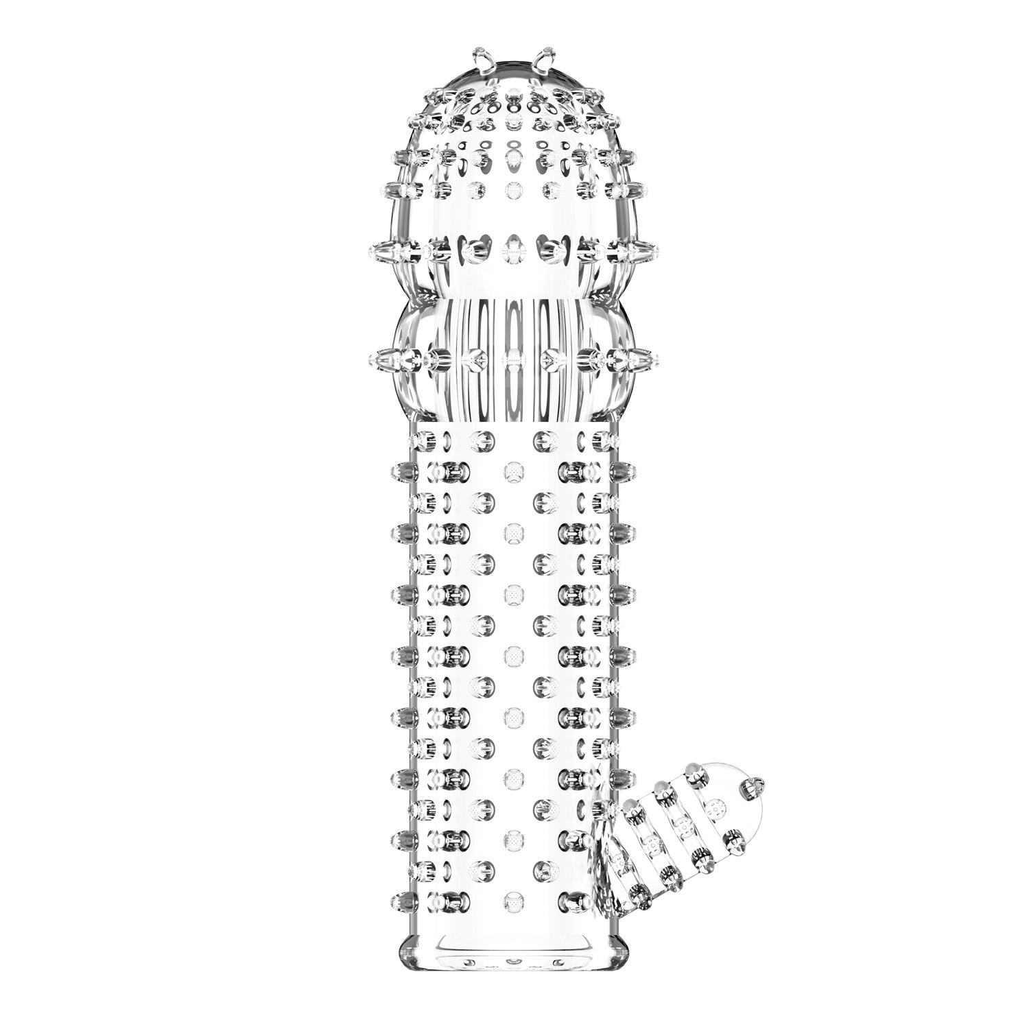 Silicone Enlargement Penis Sleeve Thick Condom With Grain Reusable Condoms Penis Extender For Adult Cock Rings Intimate Goods