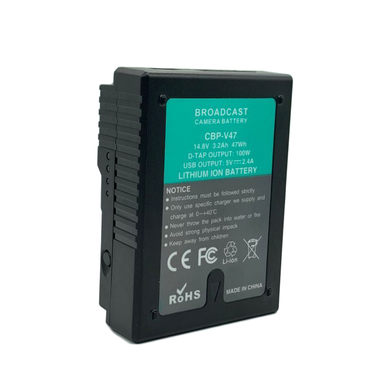 Высокая емкость Портативный v-mount v mount аккумулятор 47Wh 3200mAh 14,8 V для цифрового кинотеатра Dragon Red