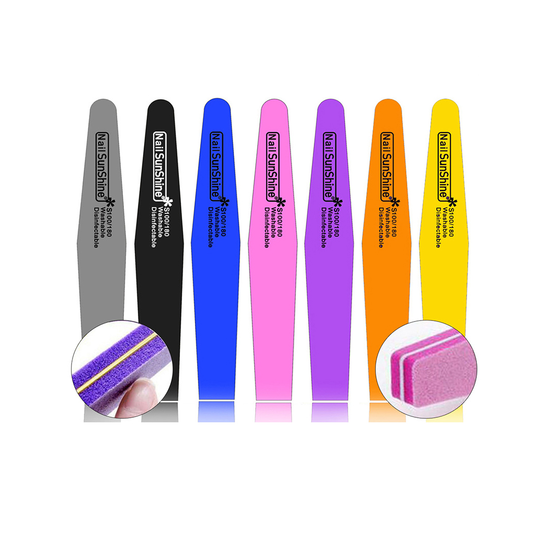 Diamond shape sponge polishing sponge nail rubbing waterproof nail file nail polish file strip