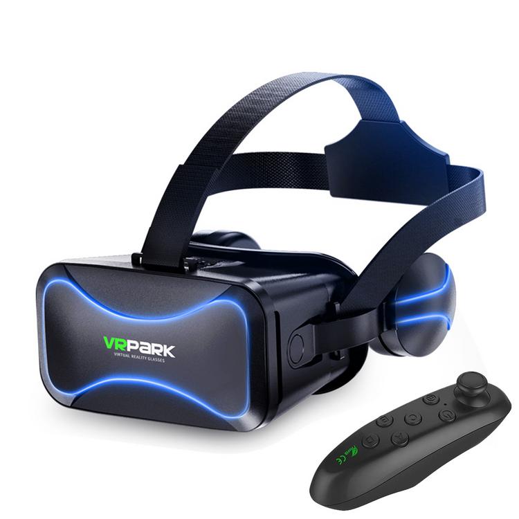 Версия гарнитуры VR панорамные 3D очки виртуальной реальности с bluetooth рукояткой HD полимерные асферические линзы 3D фильмы игра