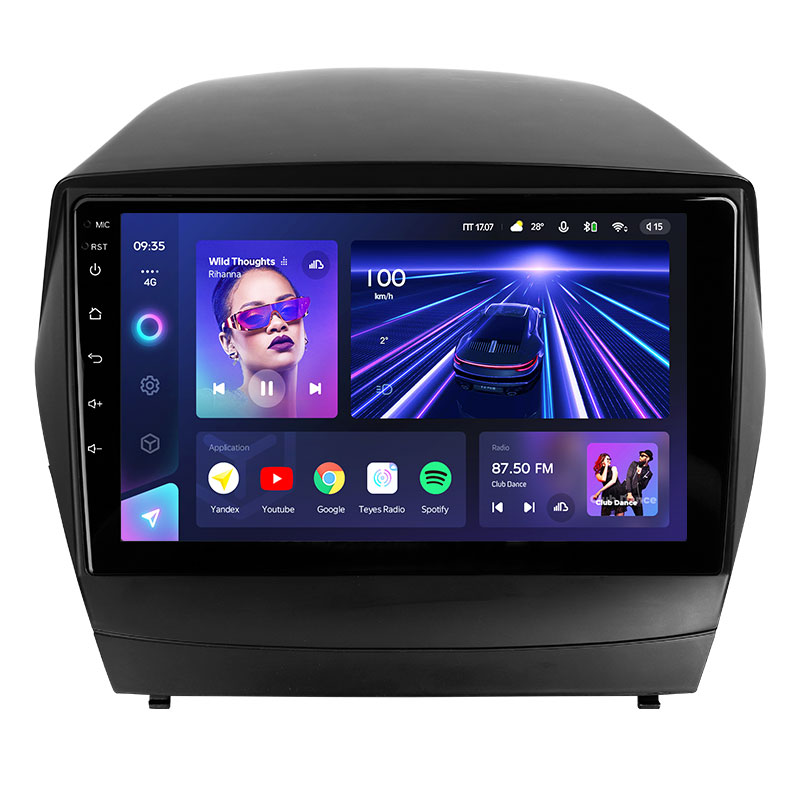 Автомагнитола TEYES CC3 для Hyundai Tucson 2 LM IX35 2009-2015, мультимедийный видеоплеер, навигация, стерео, GPS, разъем 2 din, dvd