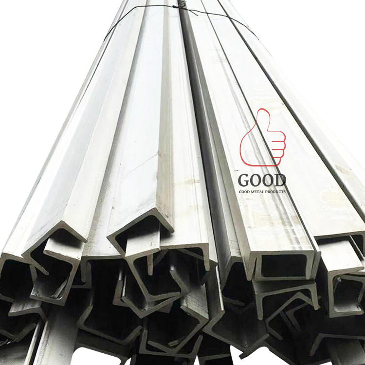Hot sale 201 304 316l ss stainless steel U C channel