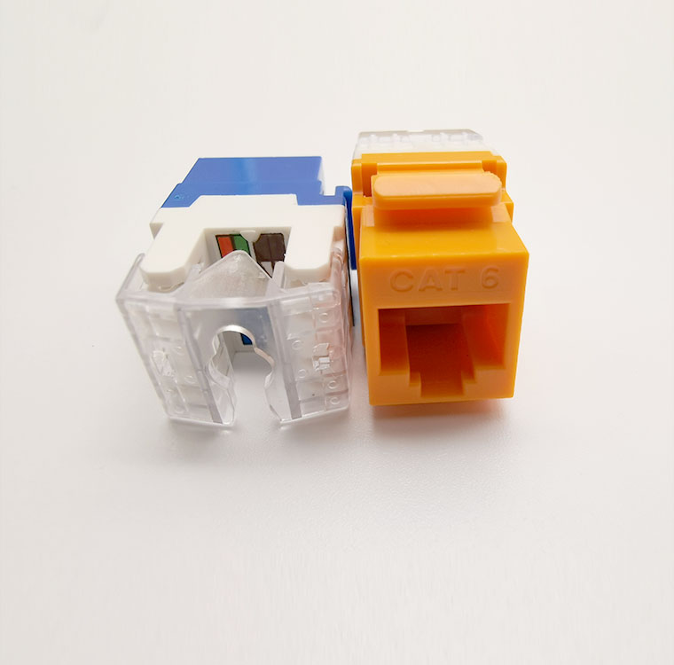 Индивидуальный модульный разъем RJ45 8P8C keyston jack cat6 utp
