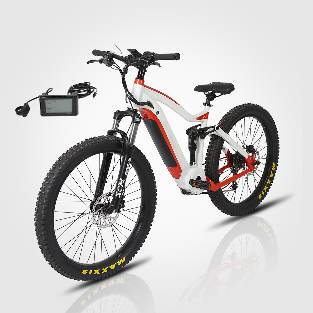 KUAKE Камуфляжный дизайн bafang m500, средний привод, электровелосипед, горный велосипед, широкие шины, электровелосипед со скрытой батареей