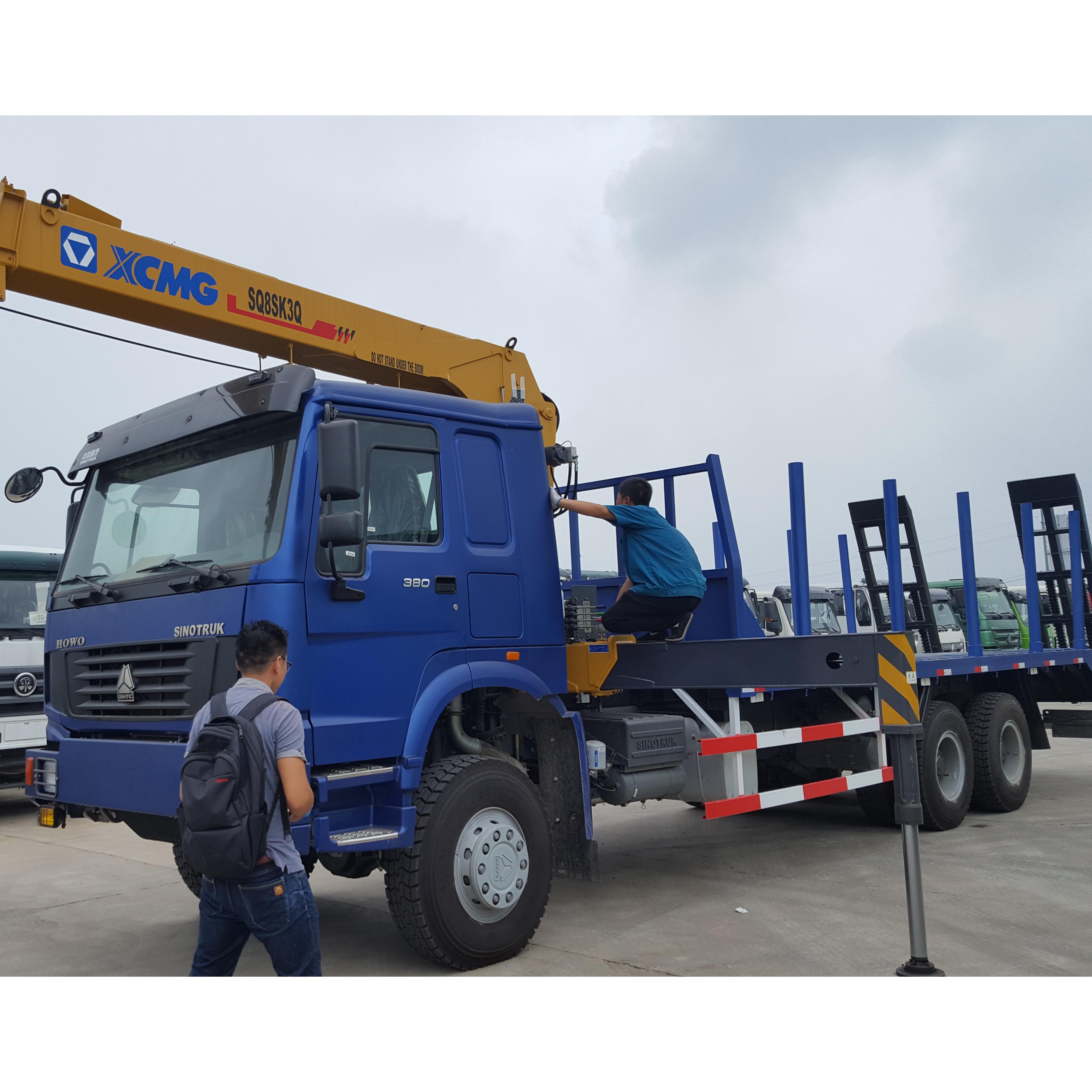 Sinotruk Howo полноприводный внедорожник 30 тонн, грузовик с механической лестницей