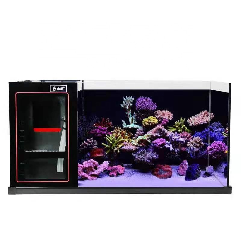 Sea water tank desktop fish tank micro tank partition aquarium processing plant