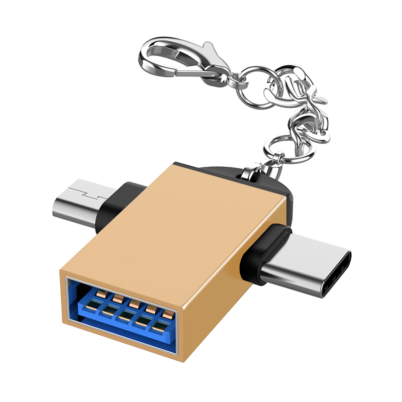Подходит для Android Type-C 2-в-1 OTG адаптер Super Speed USB 3,1 5 Гбит/с передача данных скорость Usb Тип C Otg адаптер