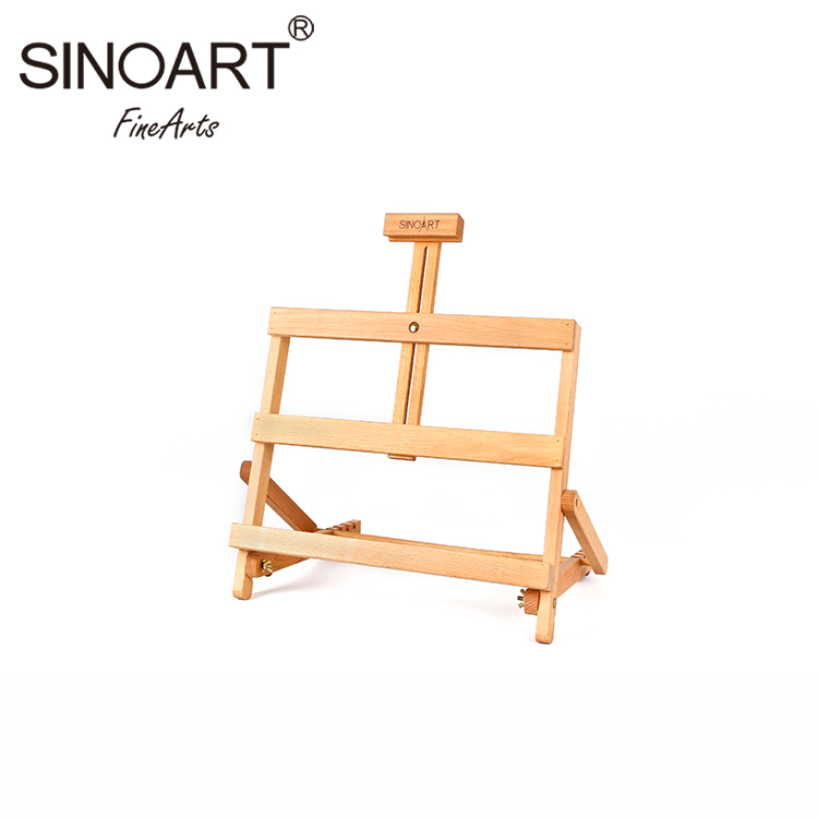Sinoart Высокое Качество художник деревянный стол топ мольберт стенд для демонстрации в виде книжки с подставкой с рисунком