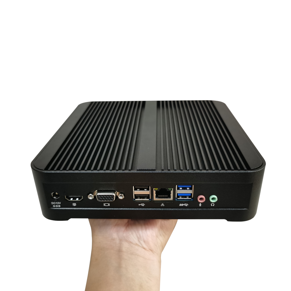 Fanless Mini PC Computer Desktop Box Intel i5 4200U DDR3L 8GB Ram 128GB Minipc Portable Computer Win 10 Pro