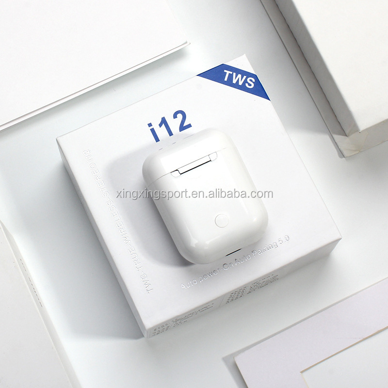 Мини Спортивные TWS i12S беспроводные наушники i12S TWS наушники с зарядной коробкой в ушах б/у мобильный телефон