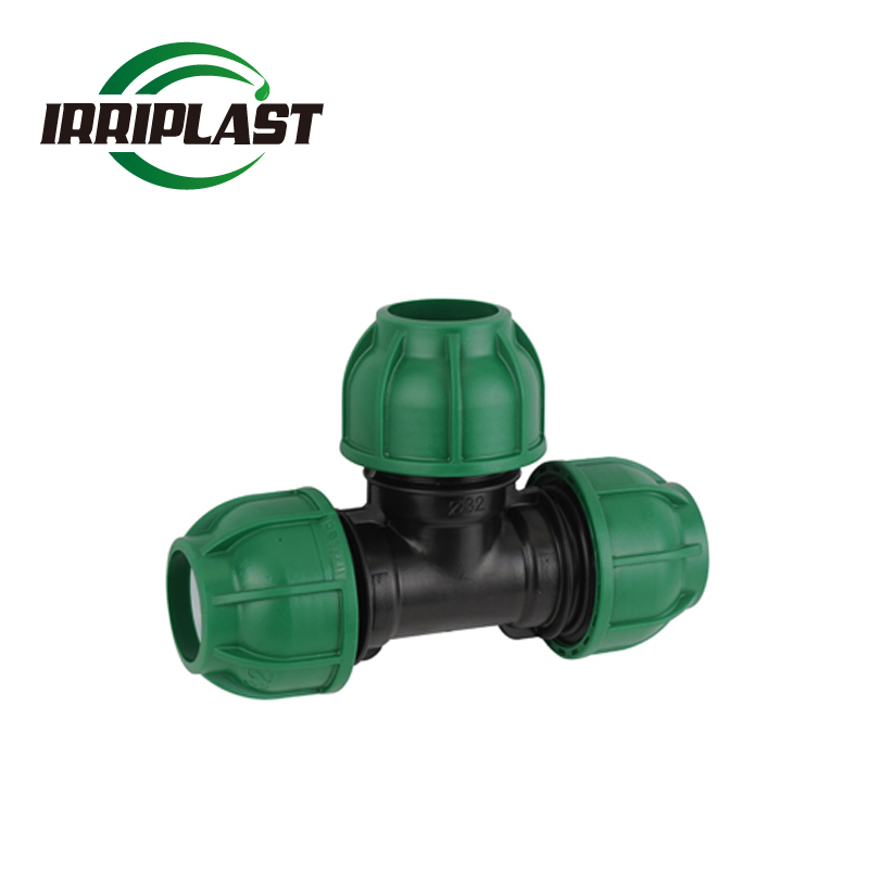 Hdpe female 3/4 для Pe трубы капельного орошения фитинг hdpe труба фитинг PP Компрессионный фитинг тройник женский тройник