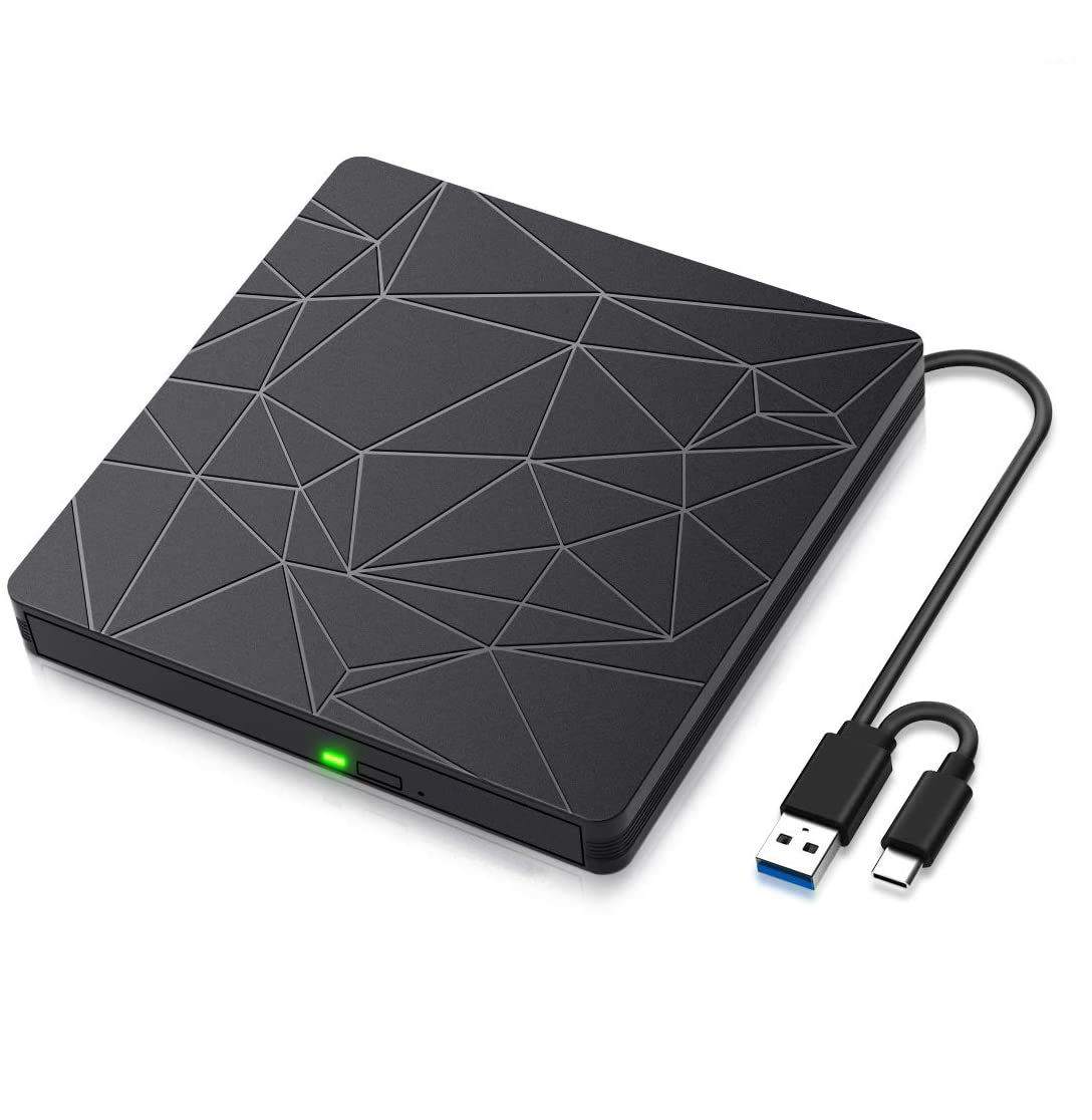 USB 3,0 & Type-C CD/DVD рекордер Внешний оптический привод Мобильный Внешний Оптический привод DVD-RW ноутбука Настольный универсальный DVD привод