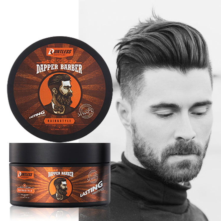 private label OEM hair wax hair extra hold men solid wax pomade edge control hair Styling Clay for men