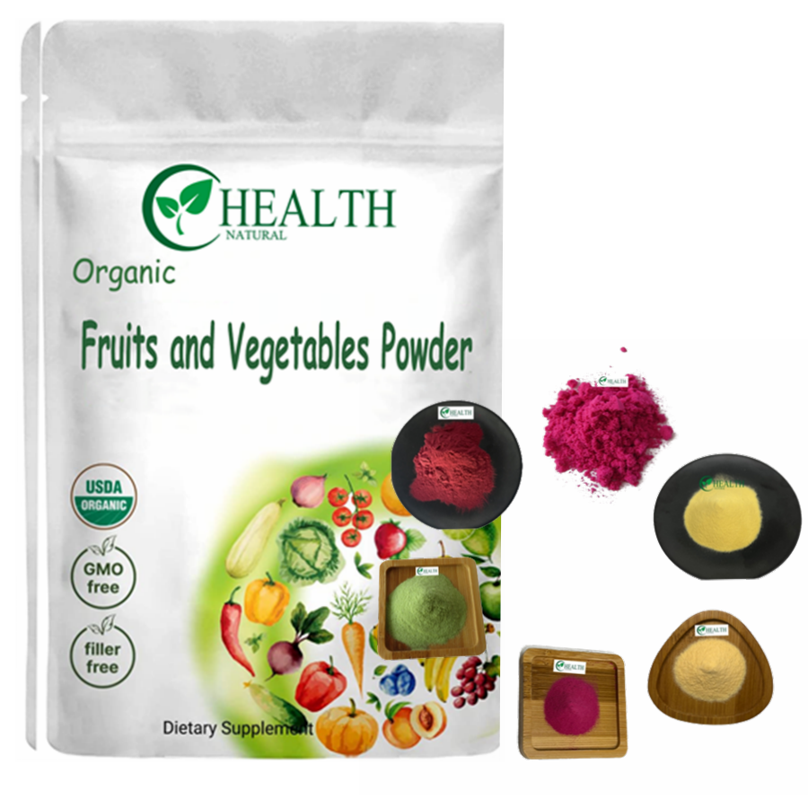 100% natural super food blend powder fruits and vegetables powder water soluble fruits and vegetables powder