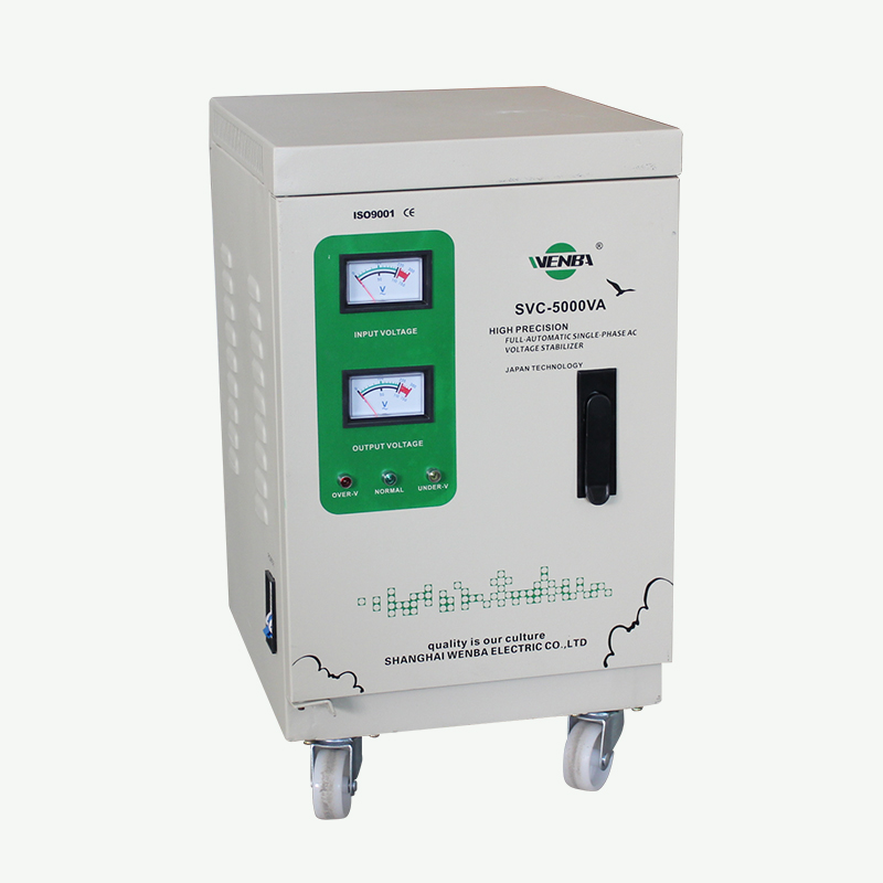 WENBA 5kVA AC Автоматический однофазный стабилизатор напряжения для кондиционера переменного тока