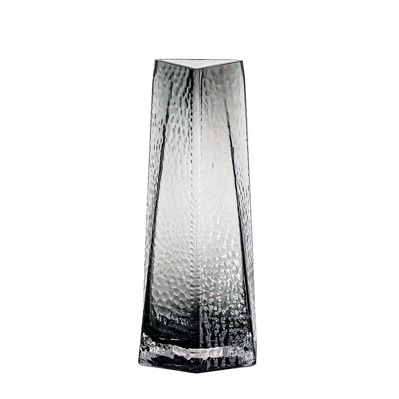 Modern Clear Glass Vase for Table,Centerpieces,Kitchen,Office,Living Room,Wedding Decoration Gla Flower Decoration Ornaments