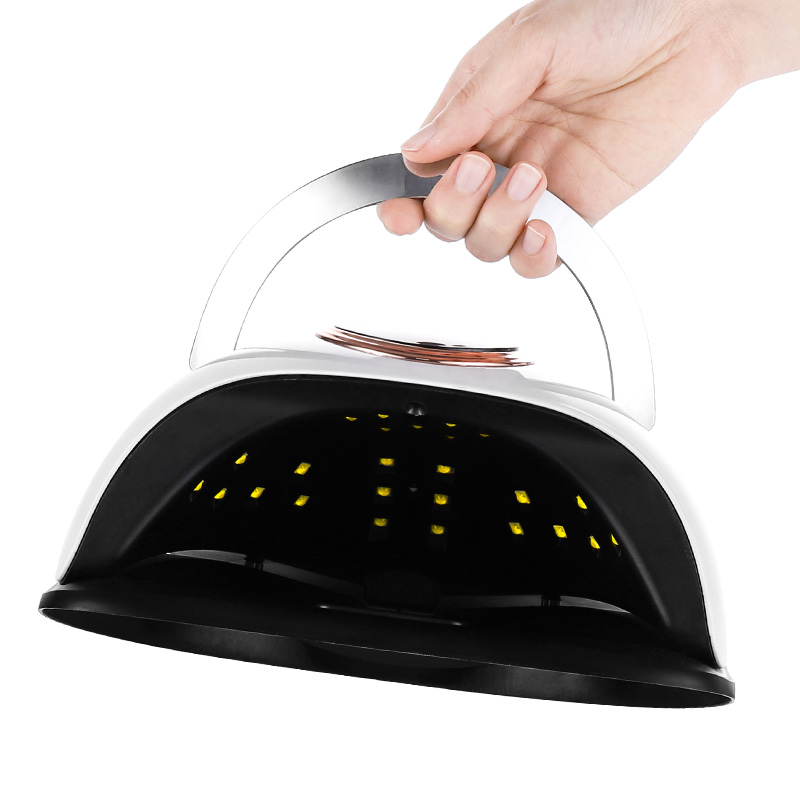 UV LED Nail Lamp 168W Faster Gel Nail Dryer Professional Curing Lamp Automatic Sensor Gel Polish Machine with 4 Timer Setting