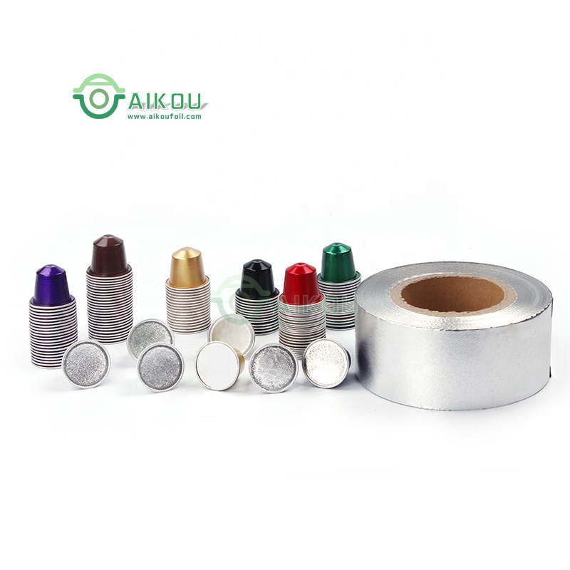 Крышка с принтом на заказ, одноразовая совместимая крышка nespresso, крышка из алюминиевой фольги, пустые капсулы для кофе эспрессо