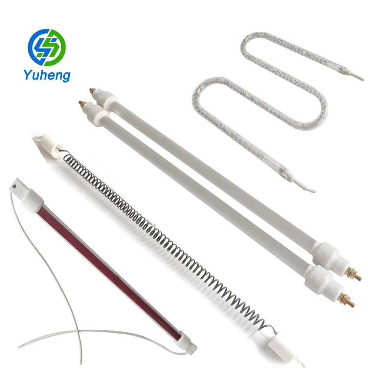 1000w halogen heater element 2000w infrared tungsten halogen quartz heating tube