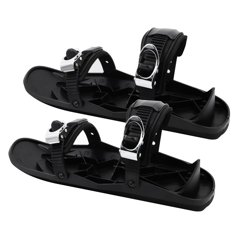 High quality snow walking shoes blades snow board snowfeet snowblades mini ski skates portable skiing shoes