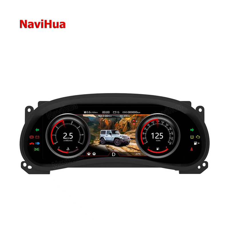 Navihua сенсорный экран Android автомобильный LCD приборной панели многофункциональный цифровой приборной панели, сигнализация о превышении скорости GPS для Jeep & reg Rubicon